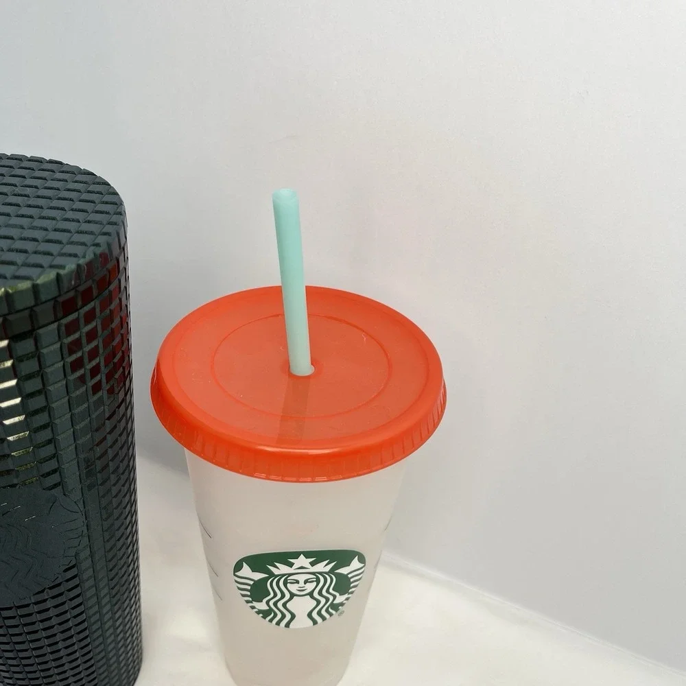 Starbucks Cup Lot Winter Green Grid Tumbler Color Change Confetti Blue Mushrooms